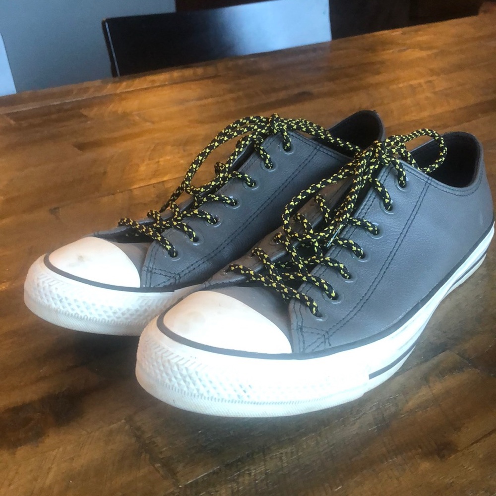 Leather Converse All Stars